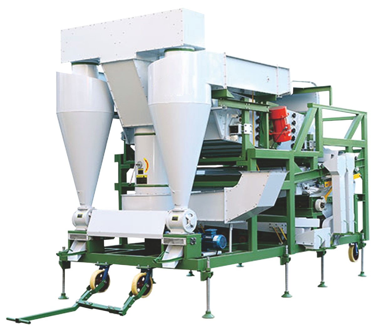 風選+振動篩+重力清洗機 Air shaker gravity cleaner